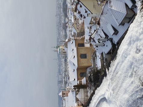 Winter in Prag - Blick von der Burg (Pražský hrad)