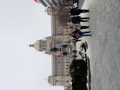 Wenzelsplatz (Václavské náměstí) - Blick aufs Nationalmuseum