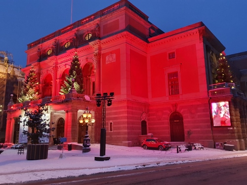 Stockholm - Oper in Rot